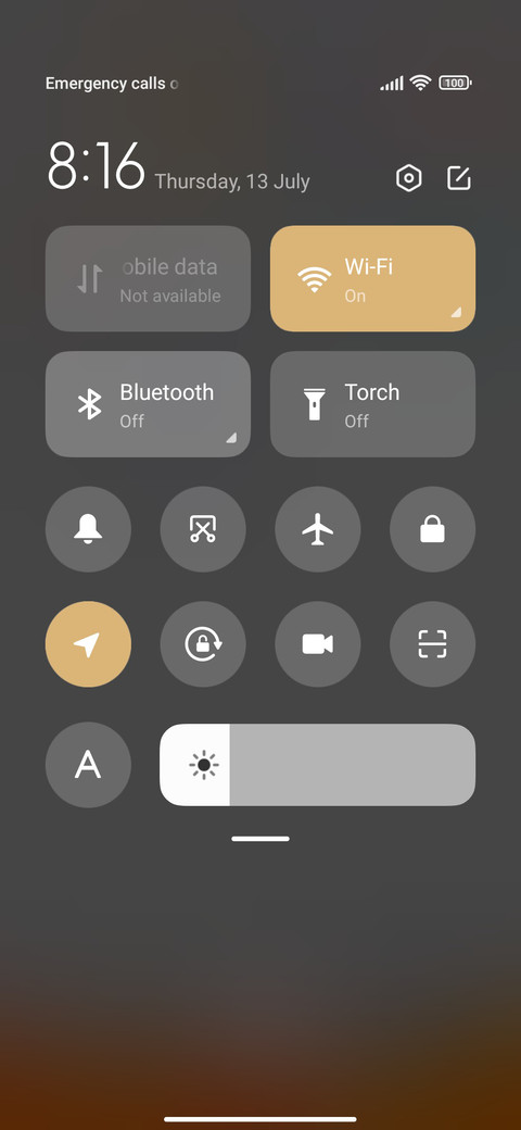 Simple color screenshot