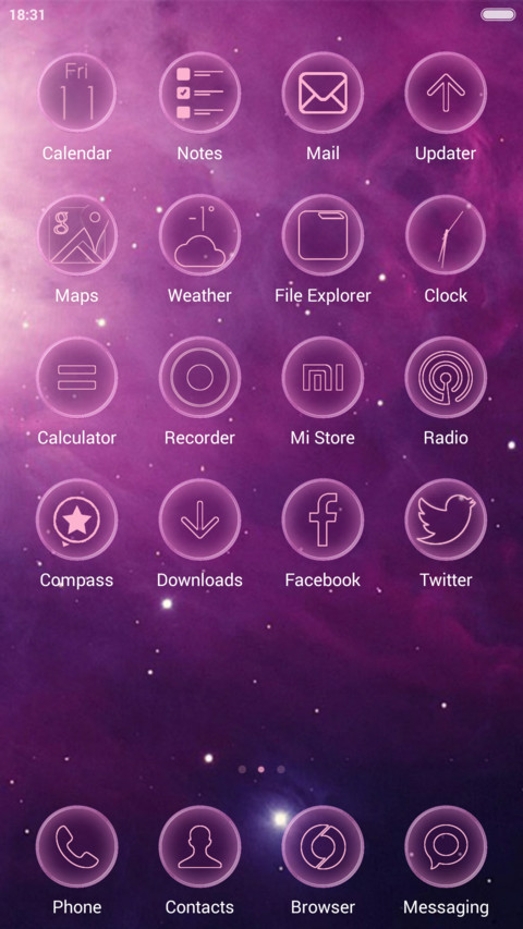 Nebula screenshot
