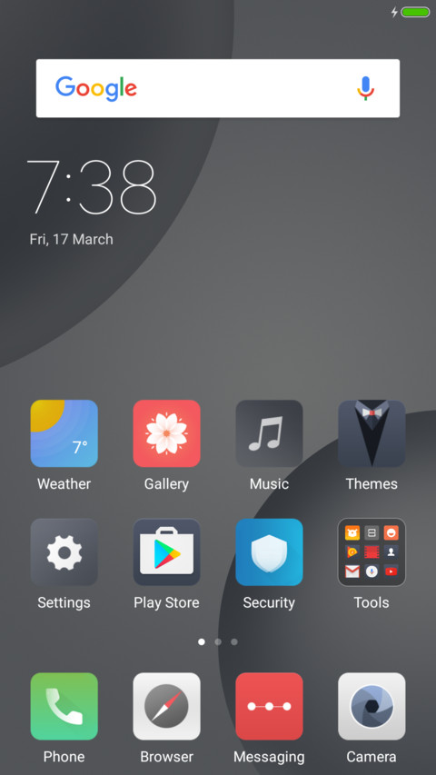 Xiaomi 5c screenshot
