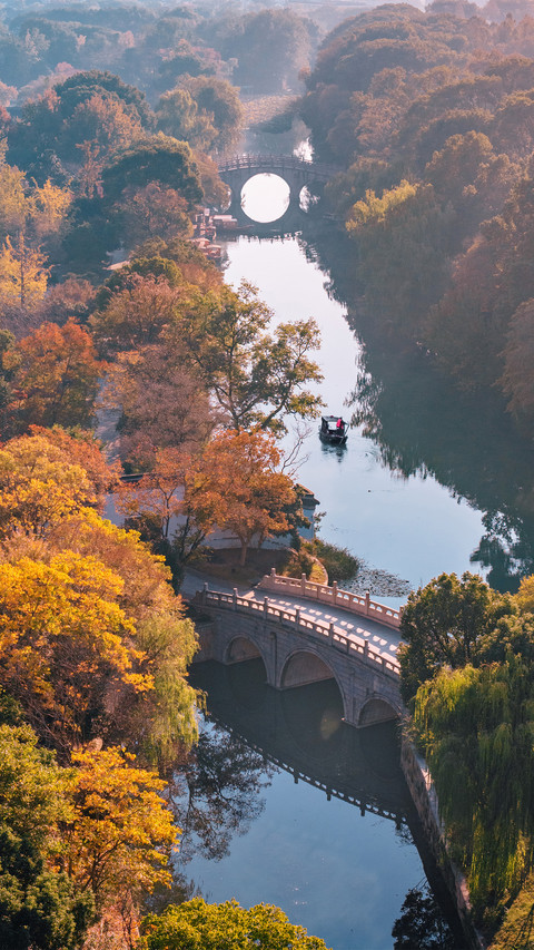 The autumn scenery of tiger hill screenshot