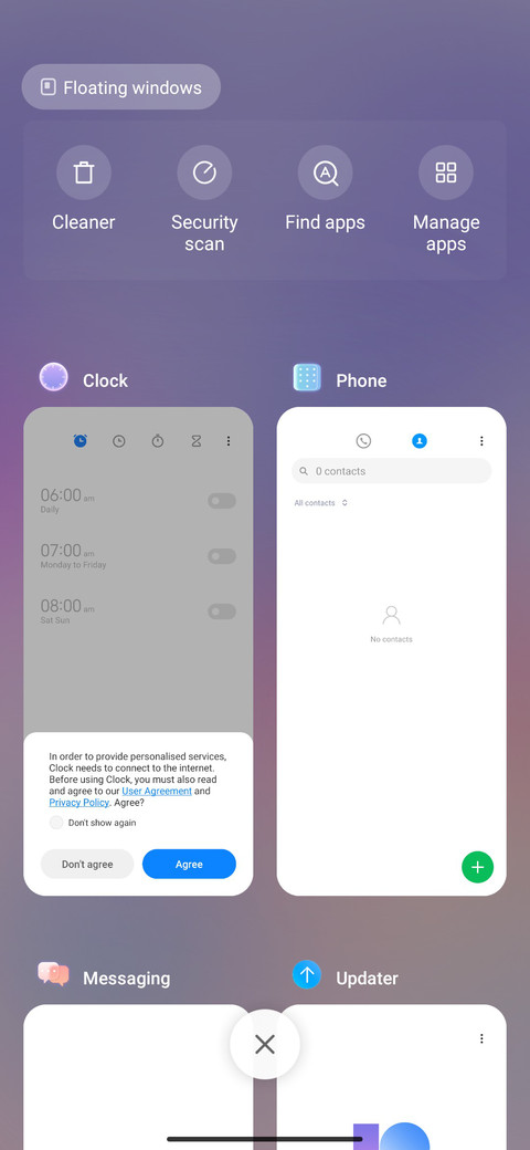 Colorful glass screenshot