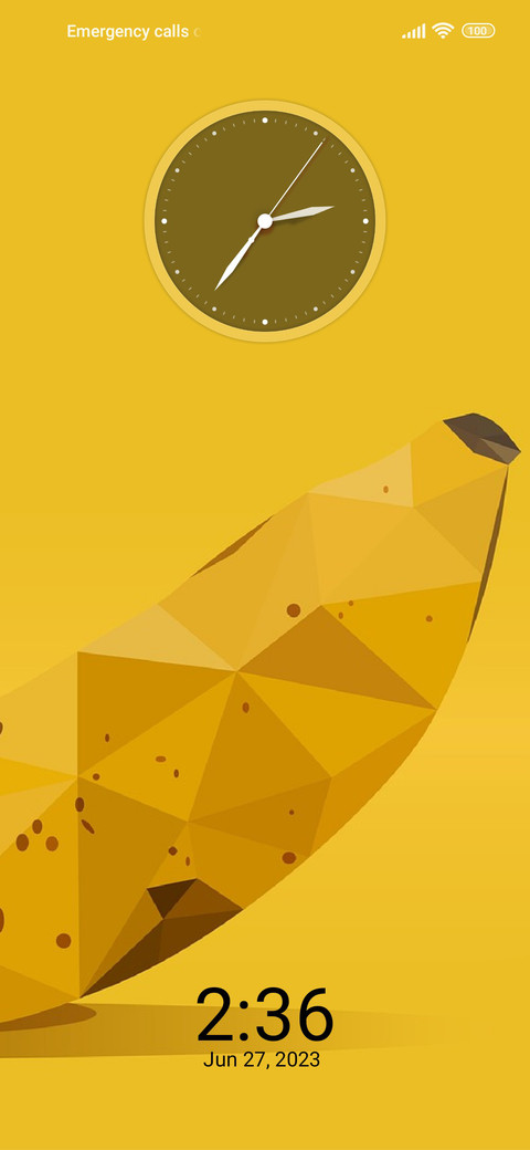 abstract banana screenshot