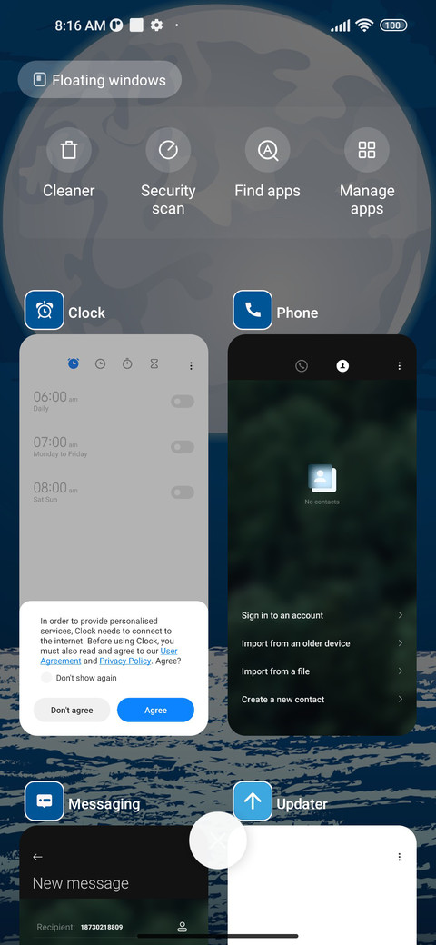 Moon Blue screenshot