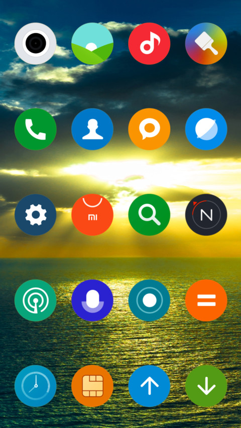 iOS Sunset screenshot
