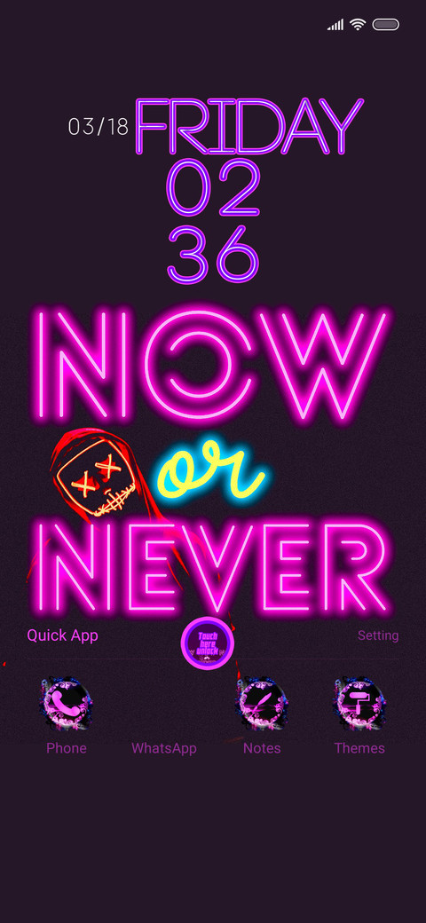 Neon Quote screenshot