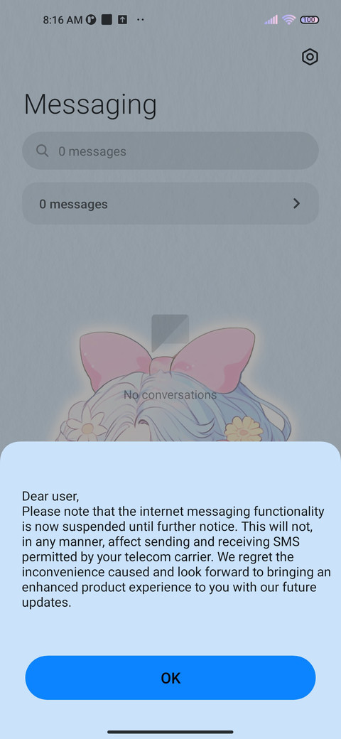 Blue girl screenshot