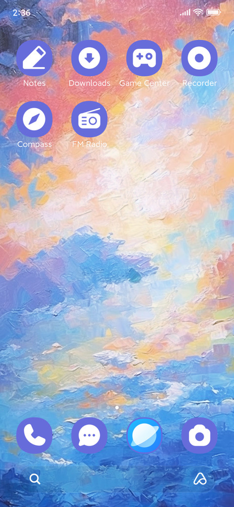 Oil painting Field screenshot
