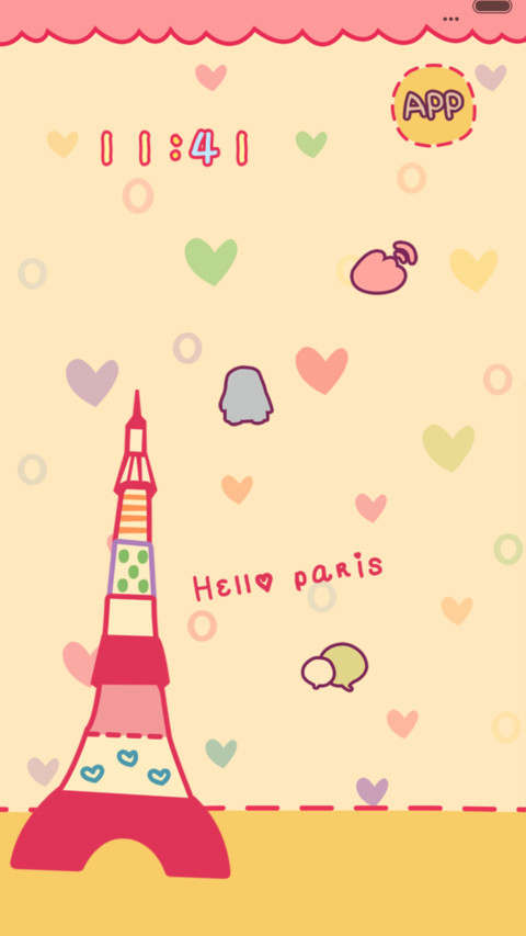 Hello Paris（音乐+自由桌面+iOS） screenshot