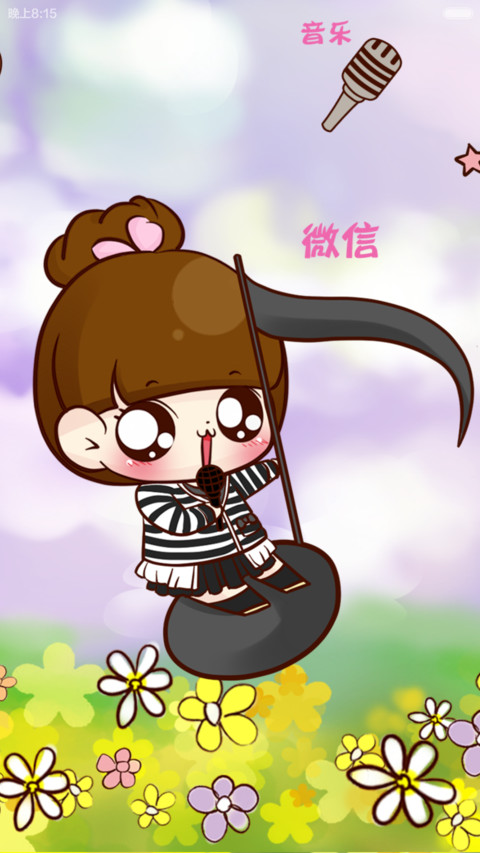 小Q的奇幻世界(自由桌面+音乐界面+全图标+iOS密码解锁+换屏壁纸) screenshot
