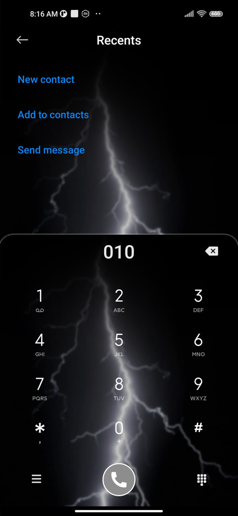 Night rain screenshot