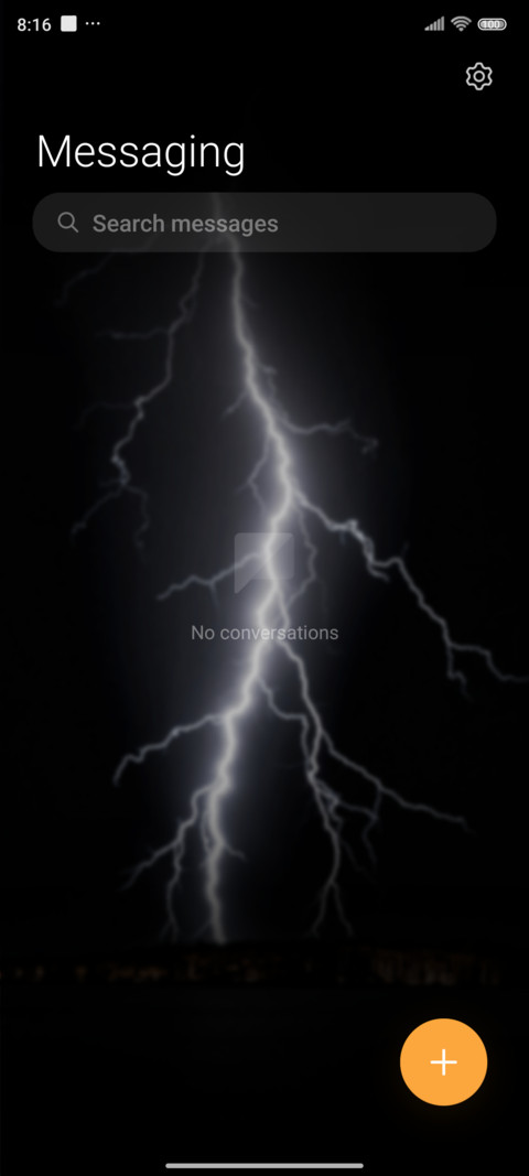 Night rain screenshot