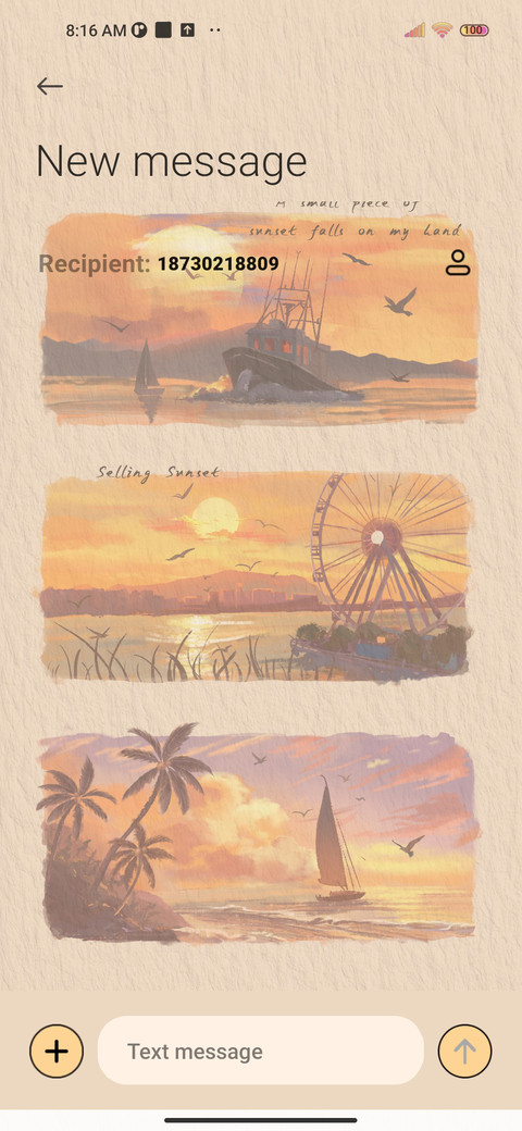 Oranges The sunset screenshot