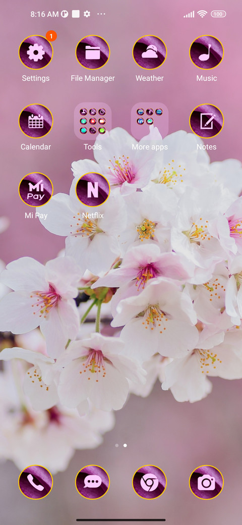 flowers blossoms screenshot