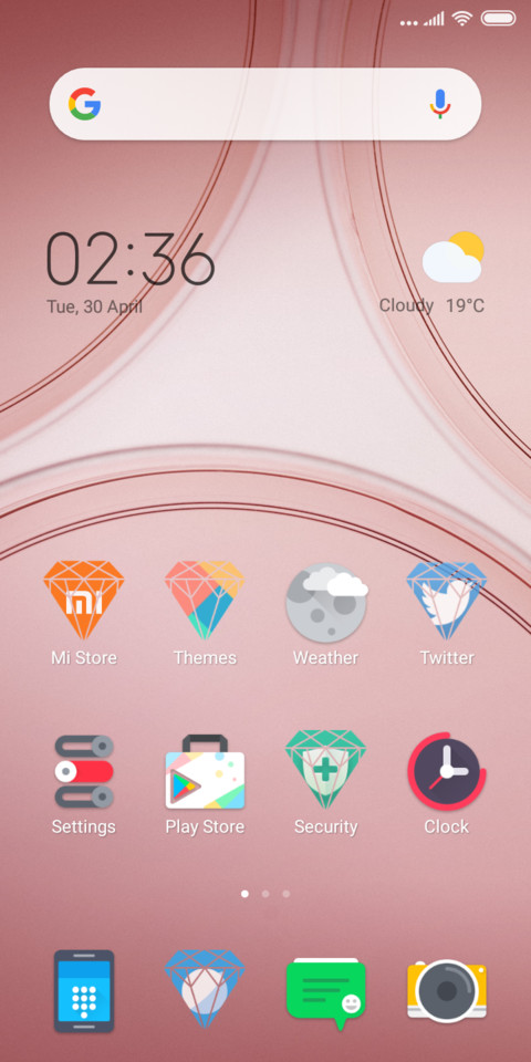 First screenshot