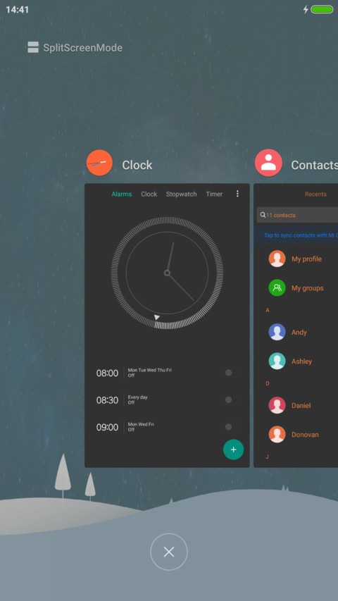 gray simple ui screenshot