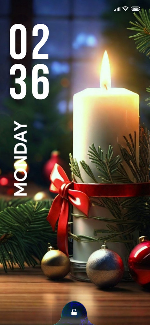 new year candle screenshot