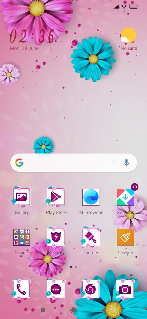 Floral-Pink_3MDP screenshot