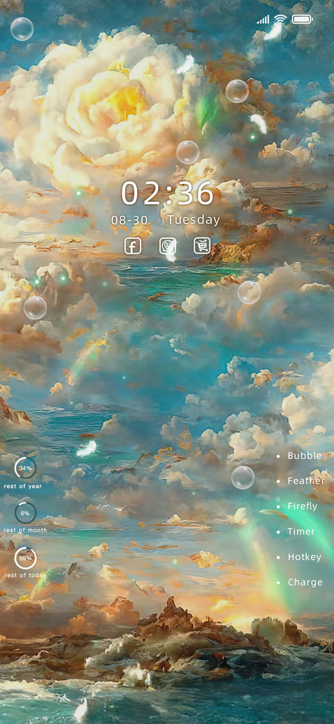Cloud and mountain screenshot