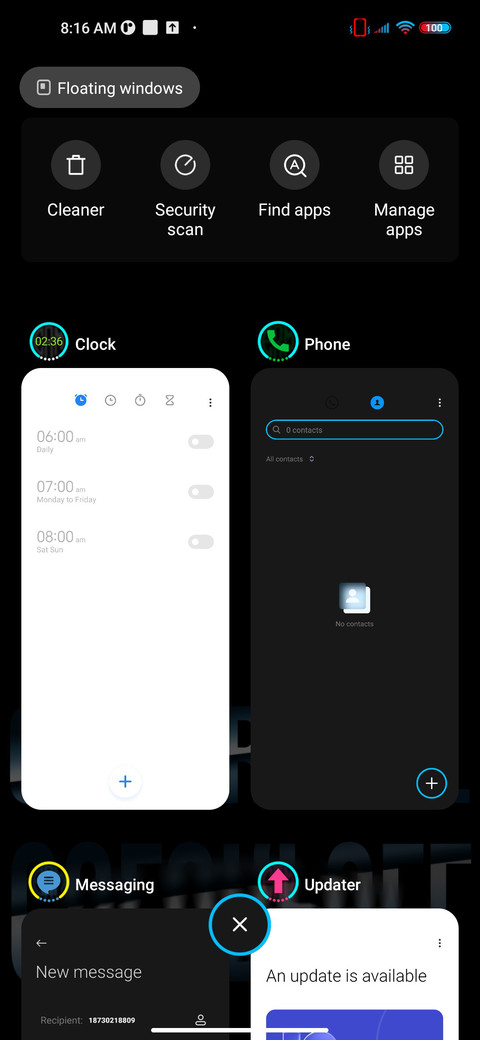 ColorfullClock screenshot