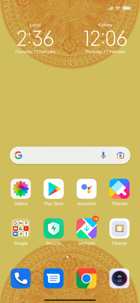 One Miui screenshot