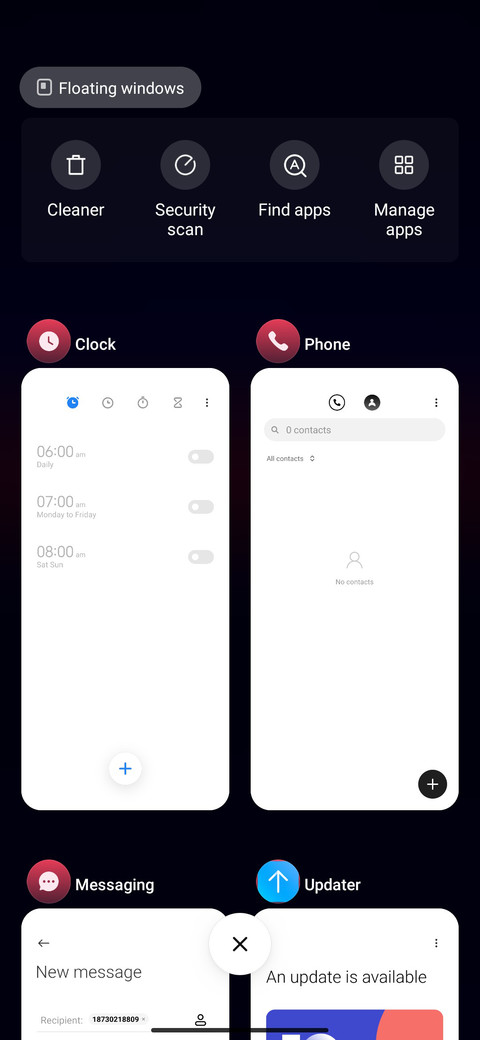 Blue night screenshot