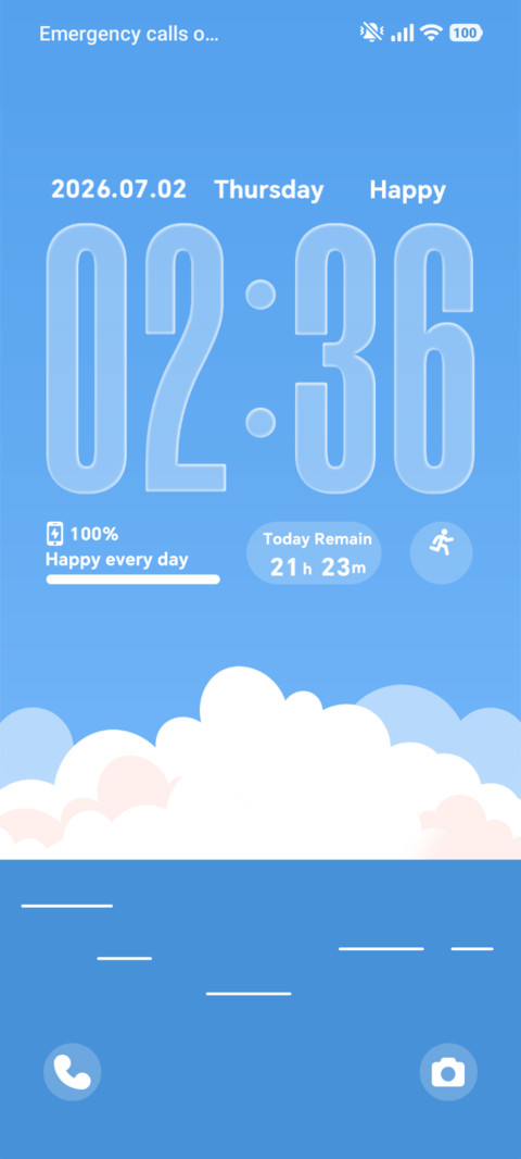 Clear Sky Fluff screenshot