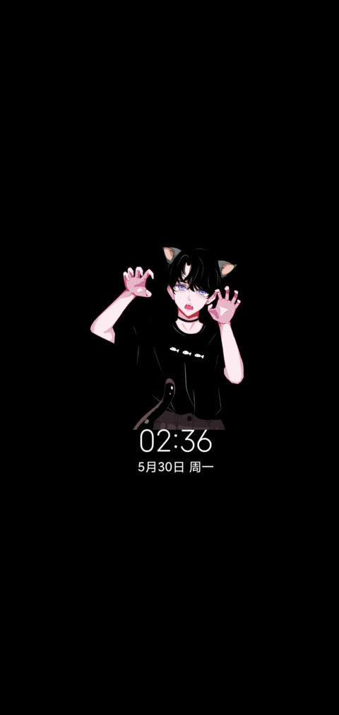 动效互动猫系少年 screenshot