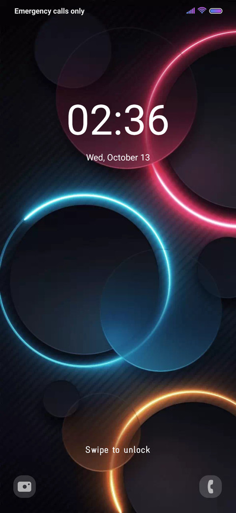 Black space screenshot