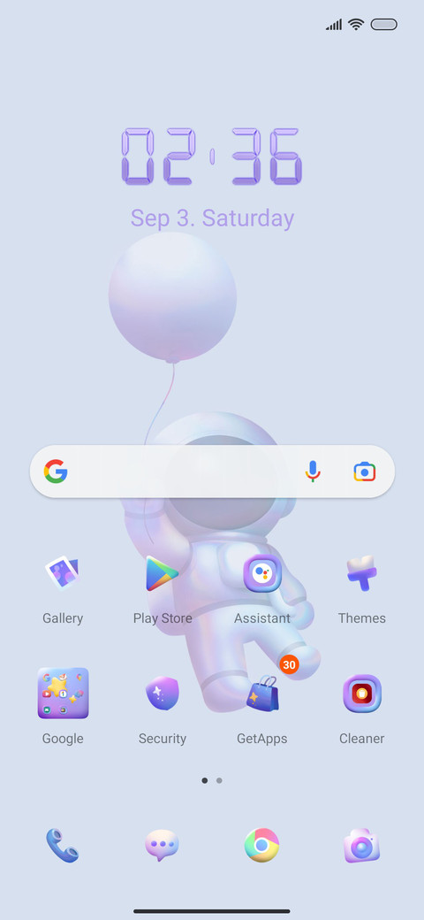 Astronaut Widgets screenshot