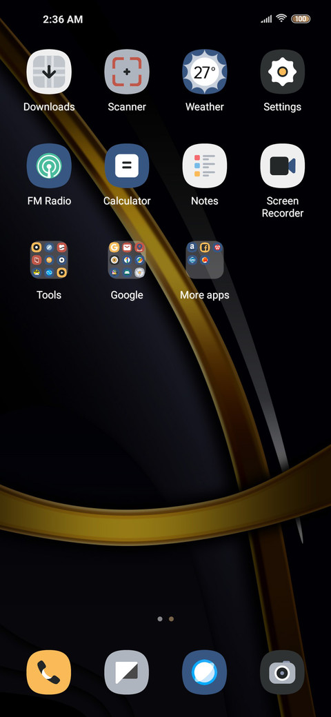 Minimalist black  screenshot
