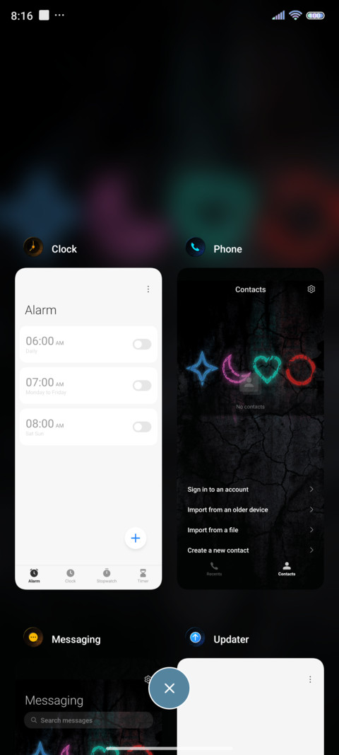 Black grain screenshot
