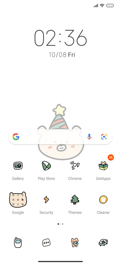 Widget Happy Bear screenshot