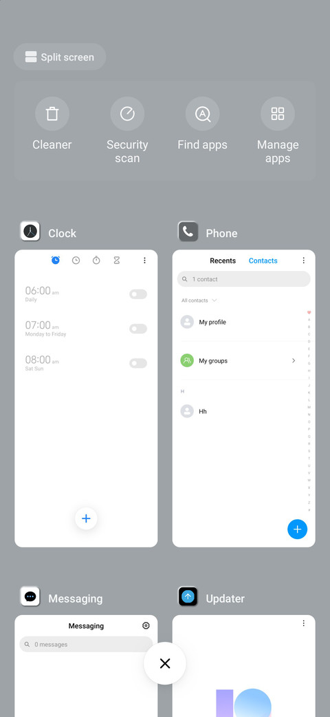 Intelligence screenshot