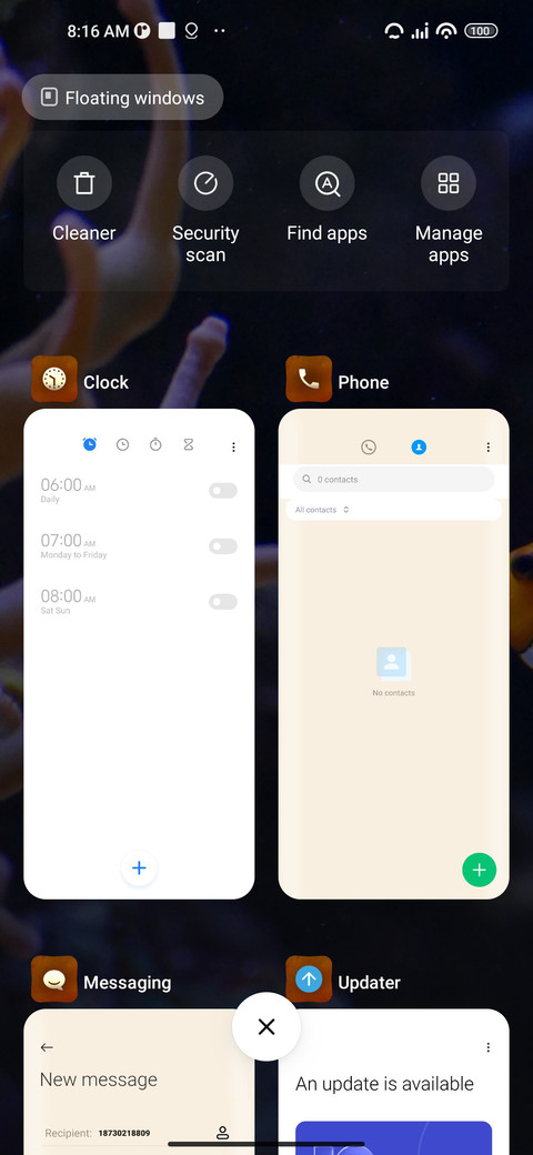 Coral screenshot
