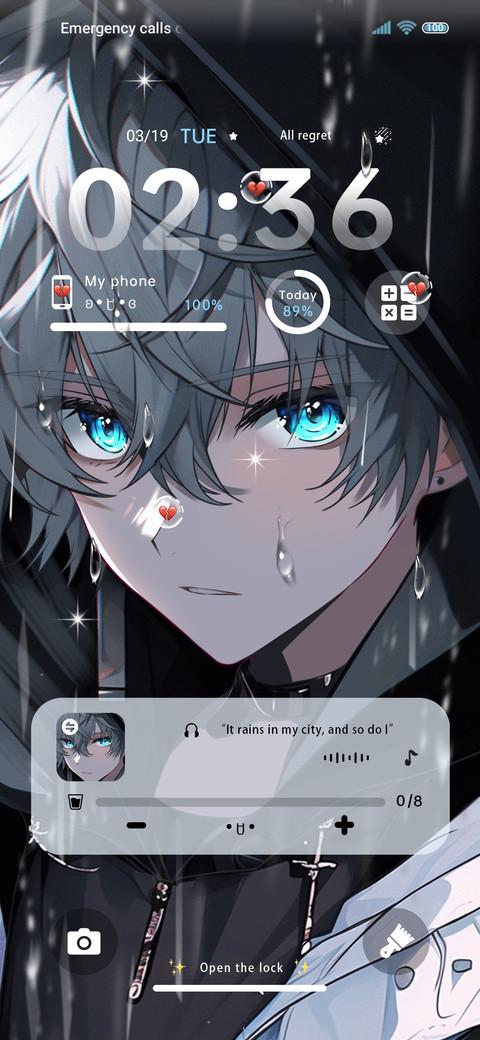 Rain fall boy screenshot