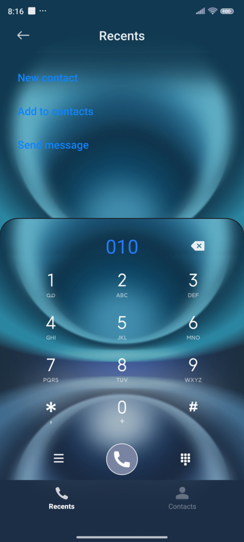 Purple light screenshot