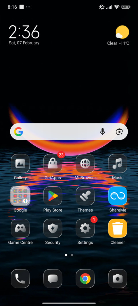 Wave of light screenshot