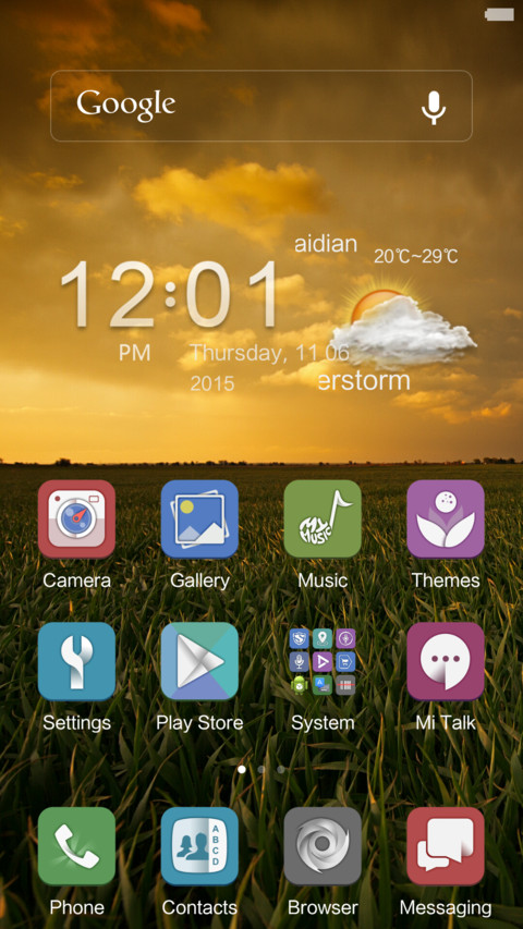 Droid LM screenshot