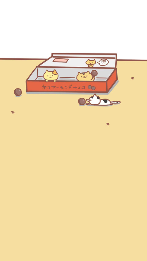 可爱的卡通黑猫 screenshot
