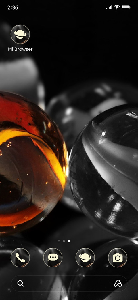 transparent marble screenshot