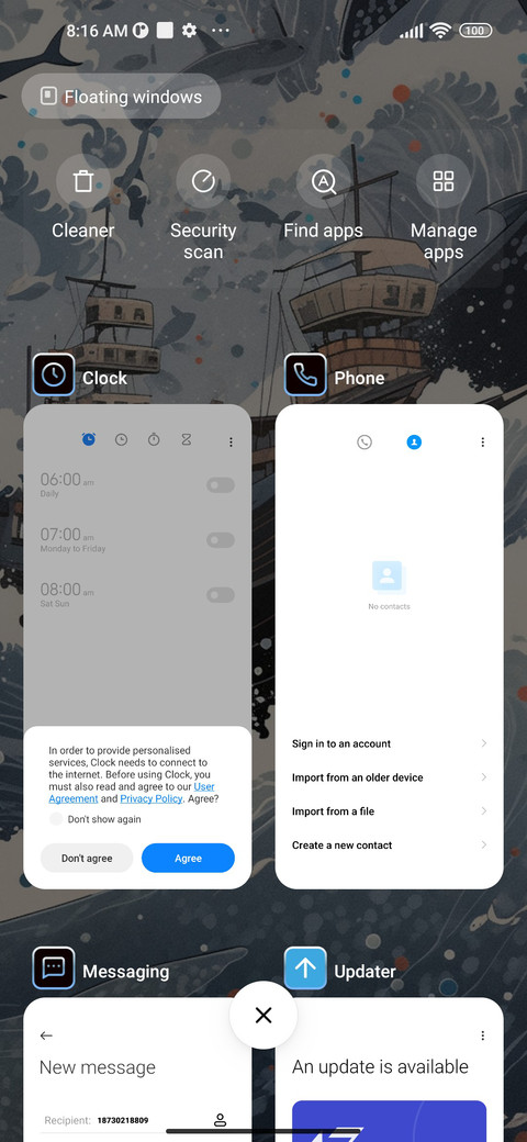 Wind and waves screenshot