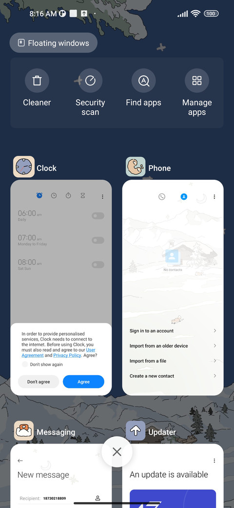 It's snowing today screenshot