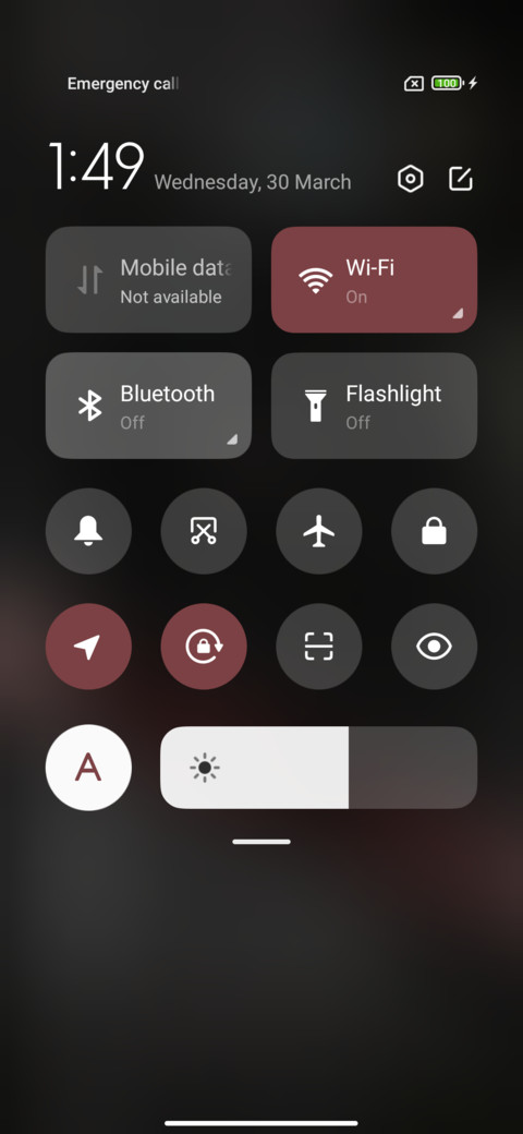 modern clock screenshot