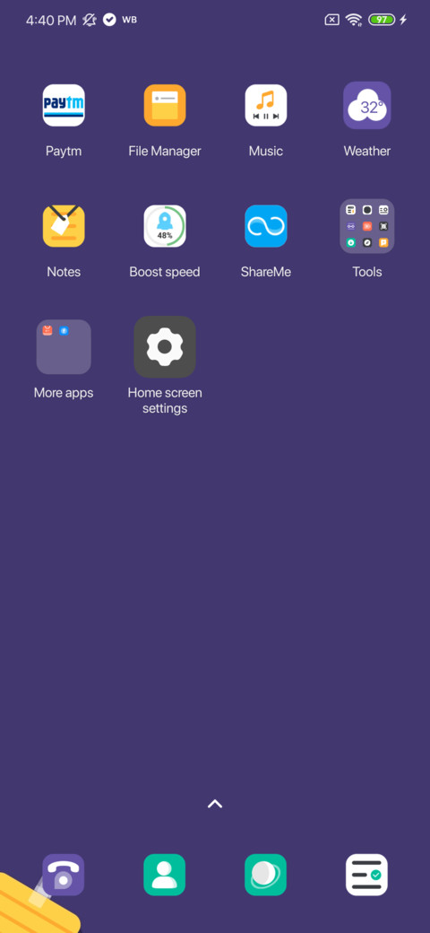 Tablet notes screenshot