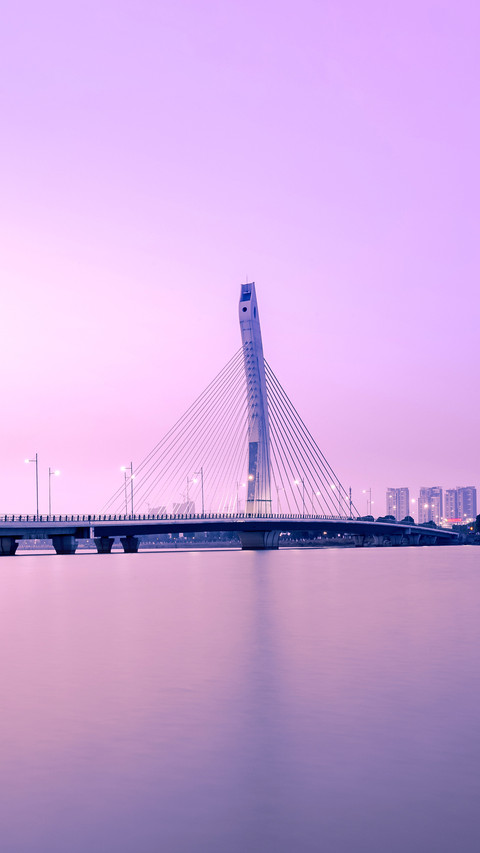 Jiangsu province in the west lake taihu Ge bridge at night screenshot