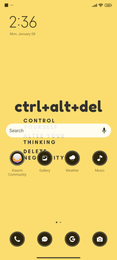 Control screenshot