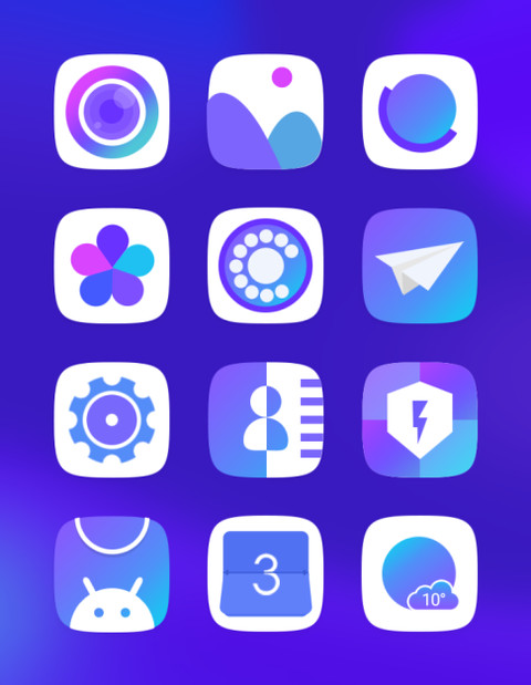 渐变蓝 screenshot