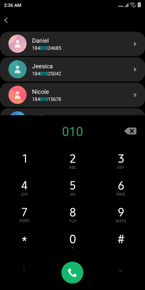 One UI Dark screenshot