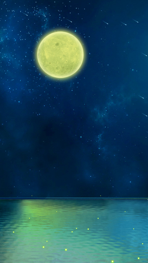 海边夜空 screenshot
