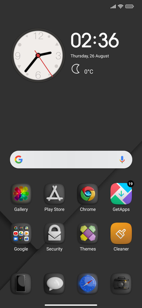 3D Dark Black screenshot